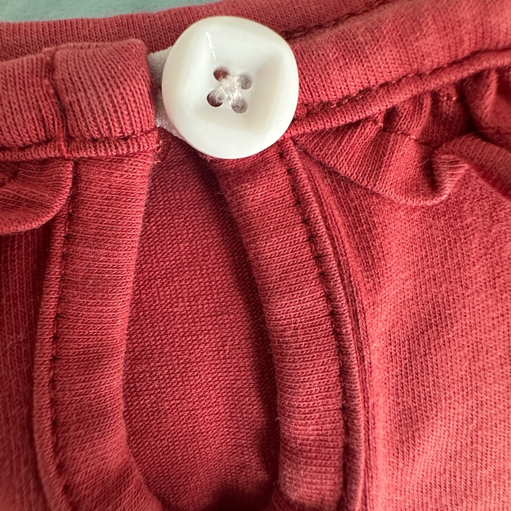 Charming Kids' Red Ruffle Top - Picture 7 of 7